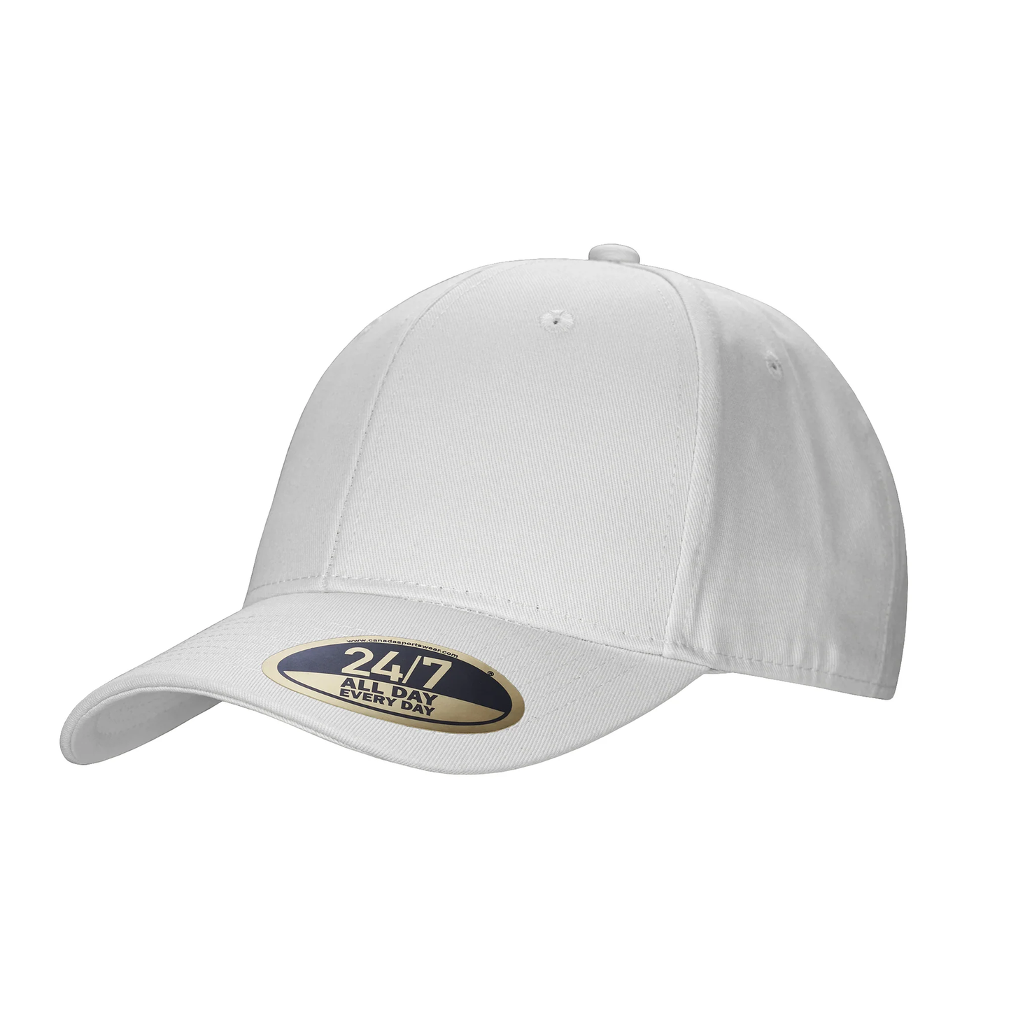 Snap Back Cotton Twill Cap
