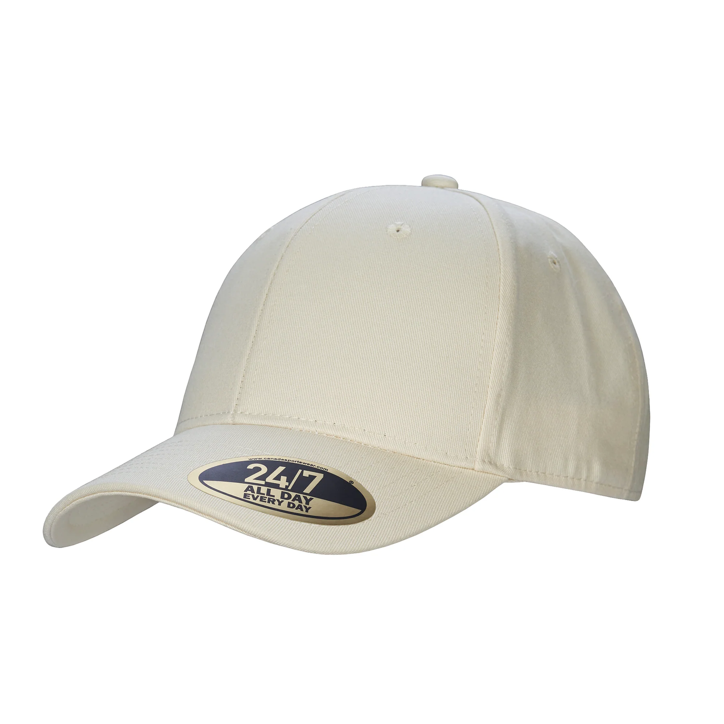 Snap Back Cotton Twill Cap