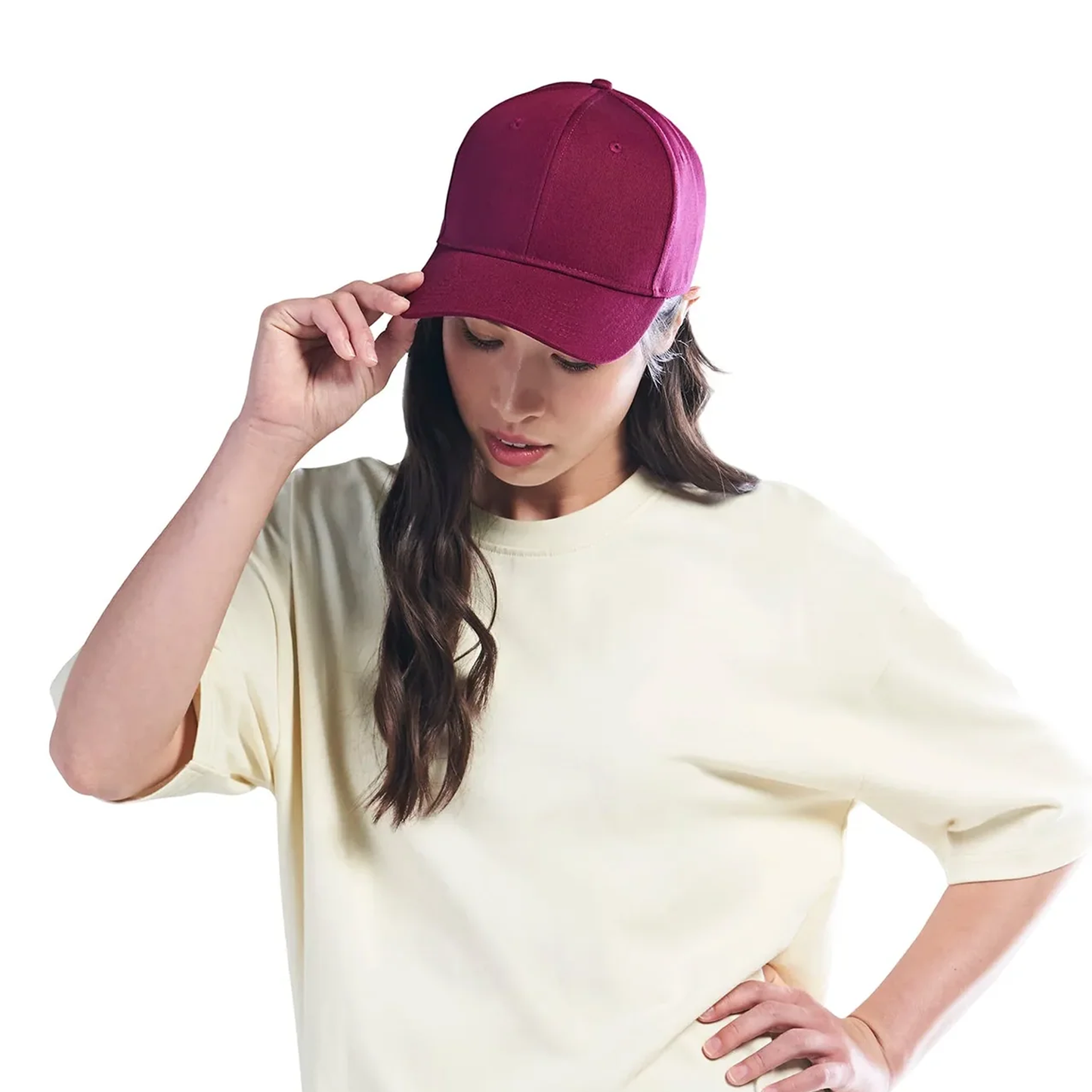 Snap Back Cotton Twill Cap