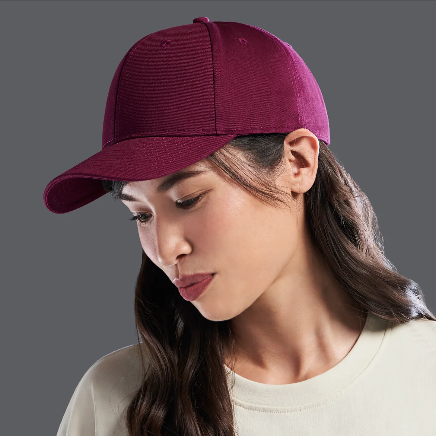 Snap Back Cotton Twill Cap