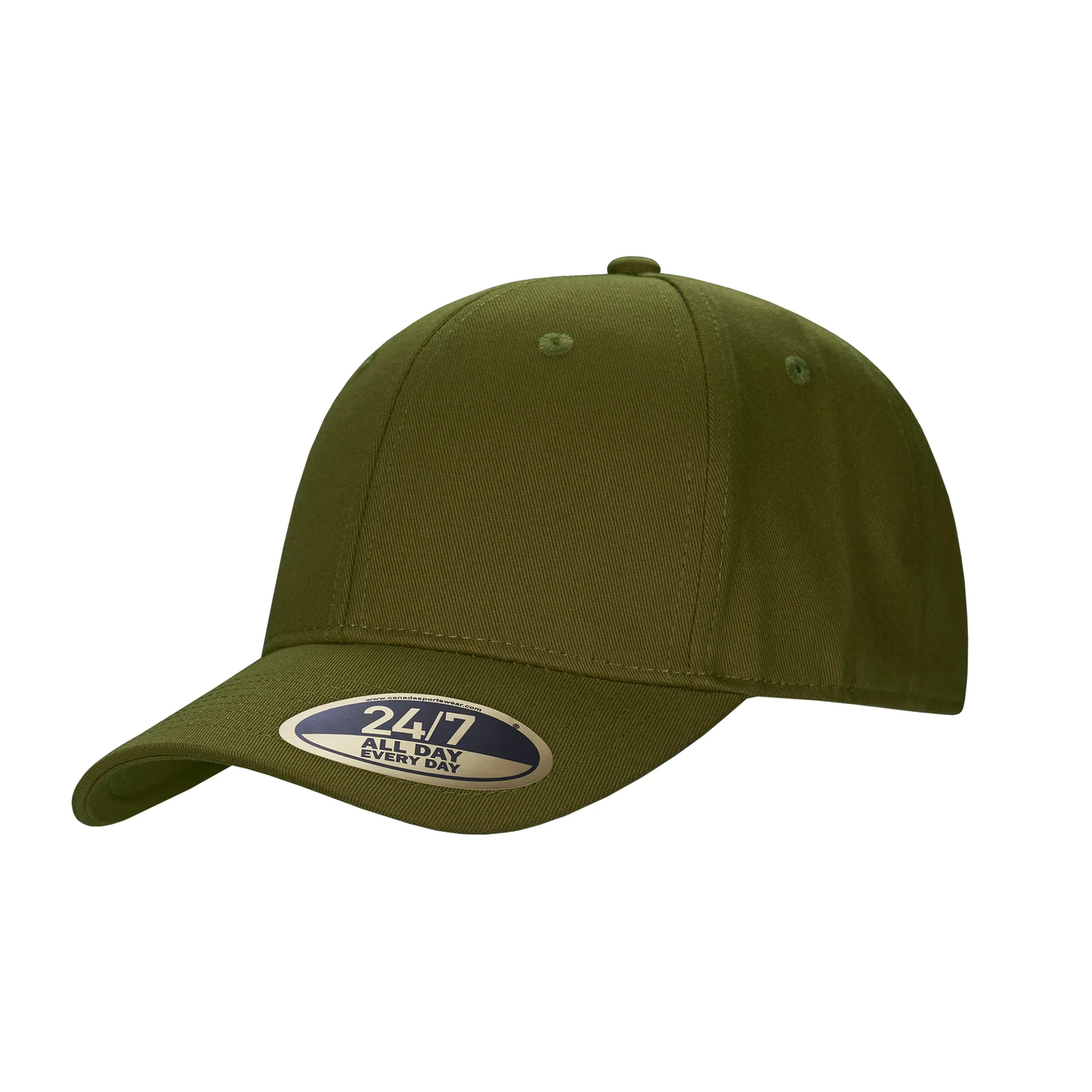 Snap Back Cotton Twill Cap