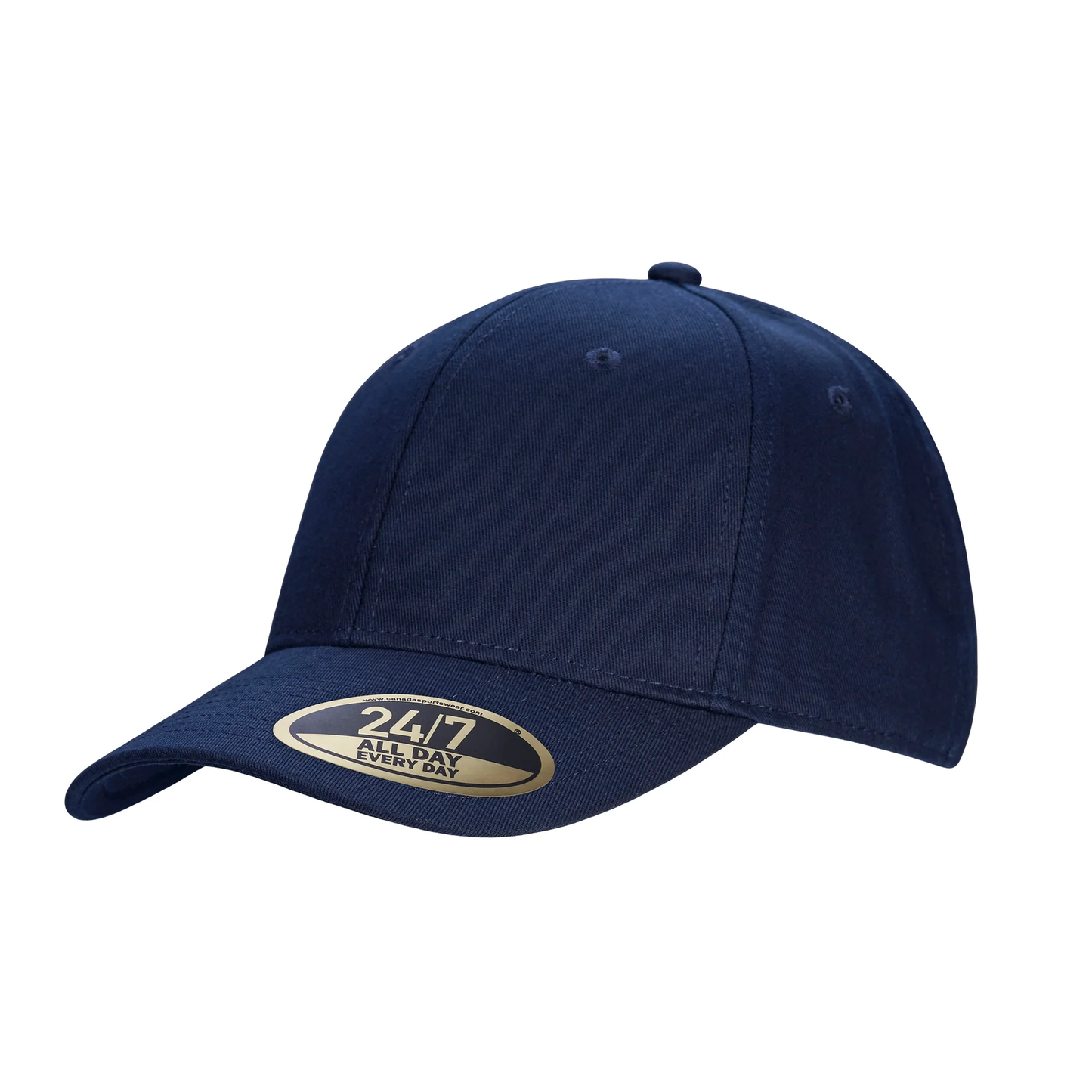 Snap Back Cotton Twill Cap