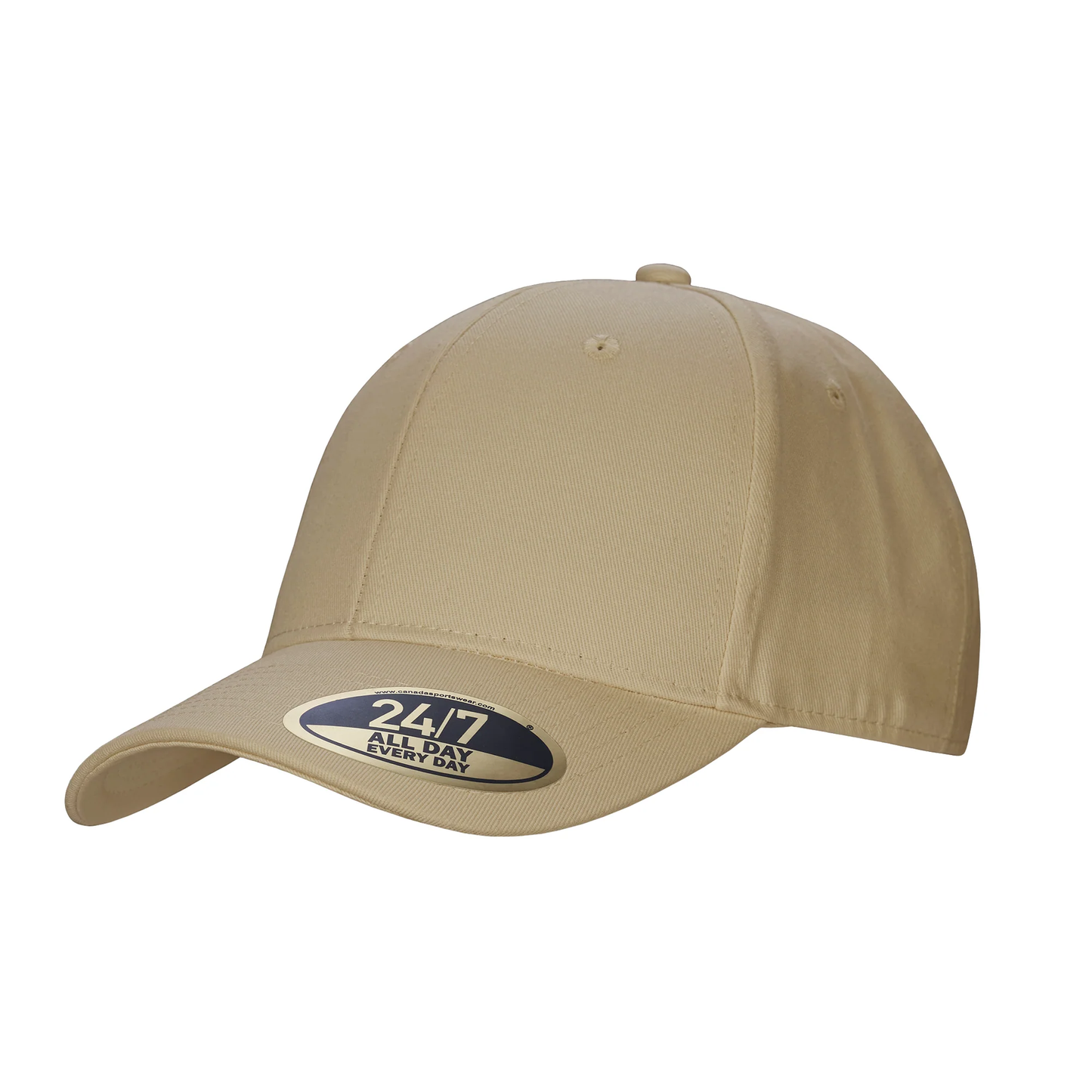 Snap Back Cotton Twill Cap