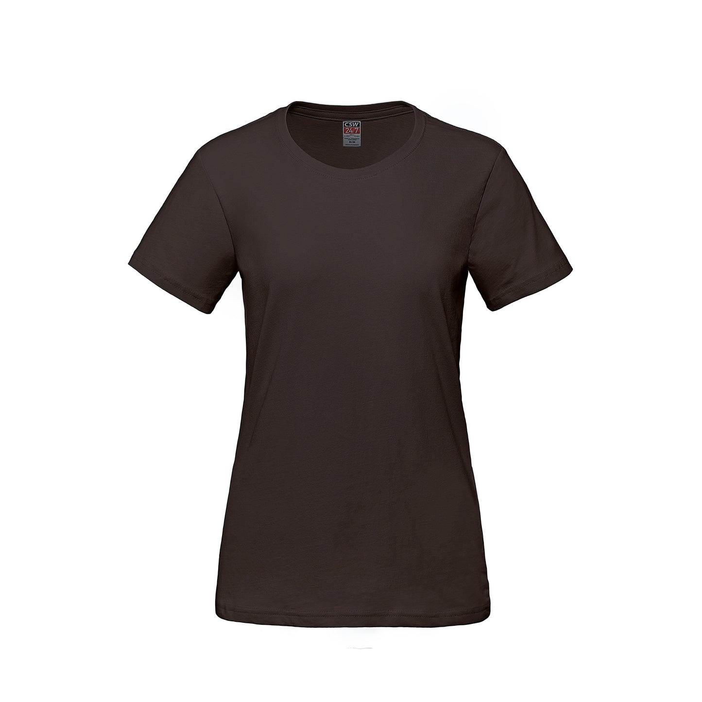 Ladies RING SPUN Combed Cotton Crewneck T-Shirt 2XL - CSW 24/7