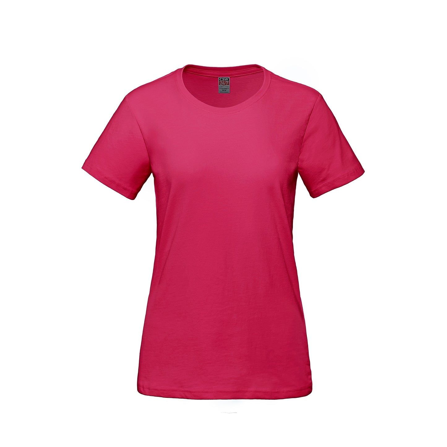 Ladies RING SPUN Combed Cotton Crewneck T-Shirt 2XL - CSW 24/7