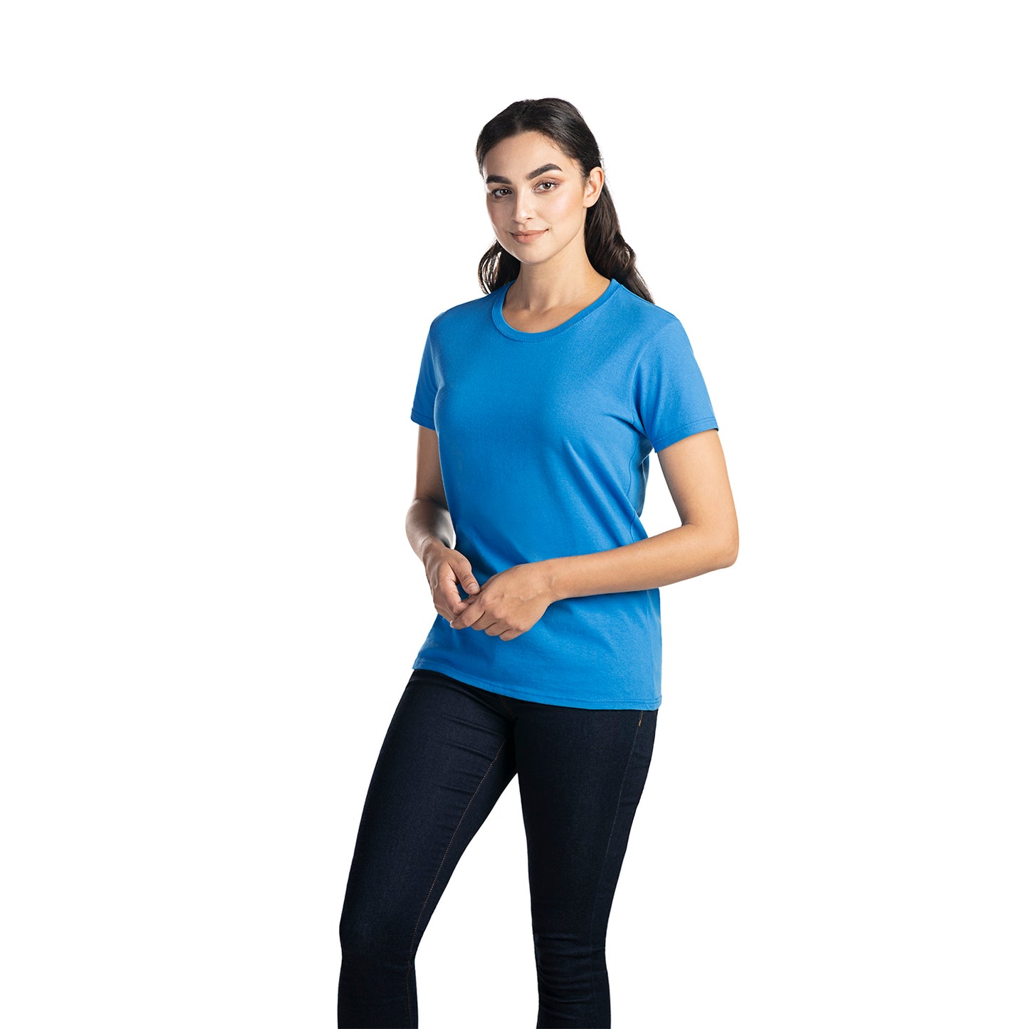 Ladies RING SPUN Combed Cotton Crewneck T-Shirt 2XL - CSW 24/7