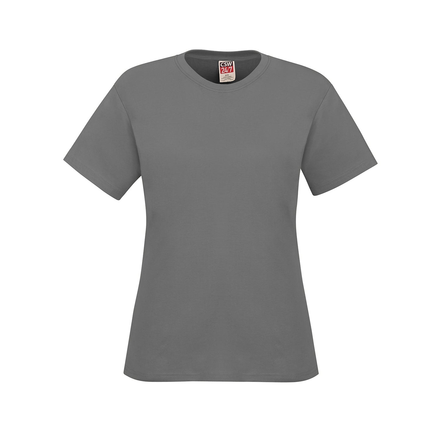 Ladies RING SPUN Combed Cotton Crewneck T-Shirt 2XL - CSW 24/7