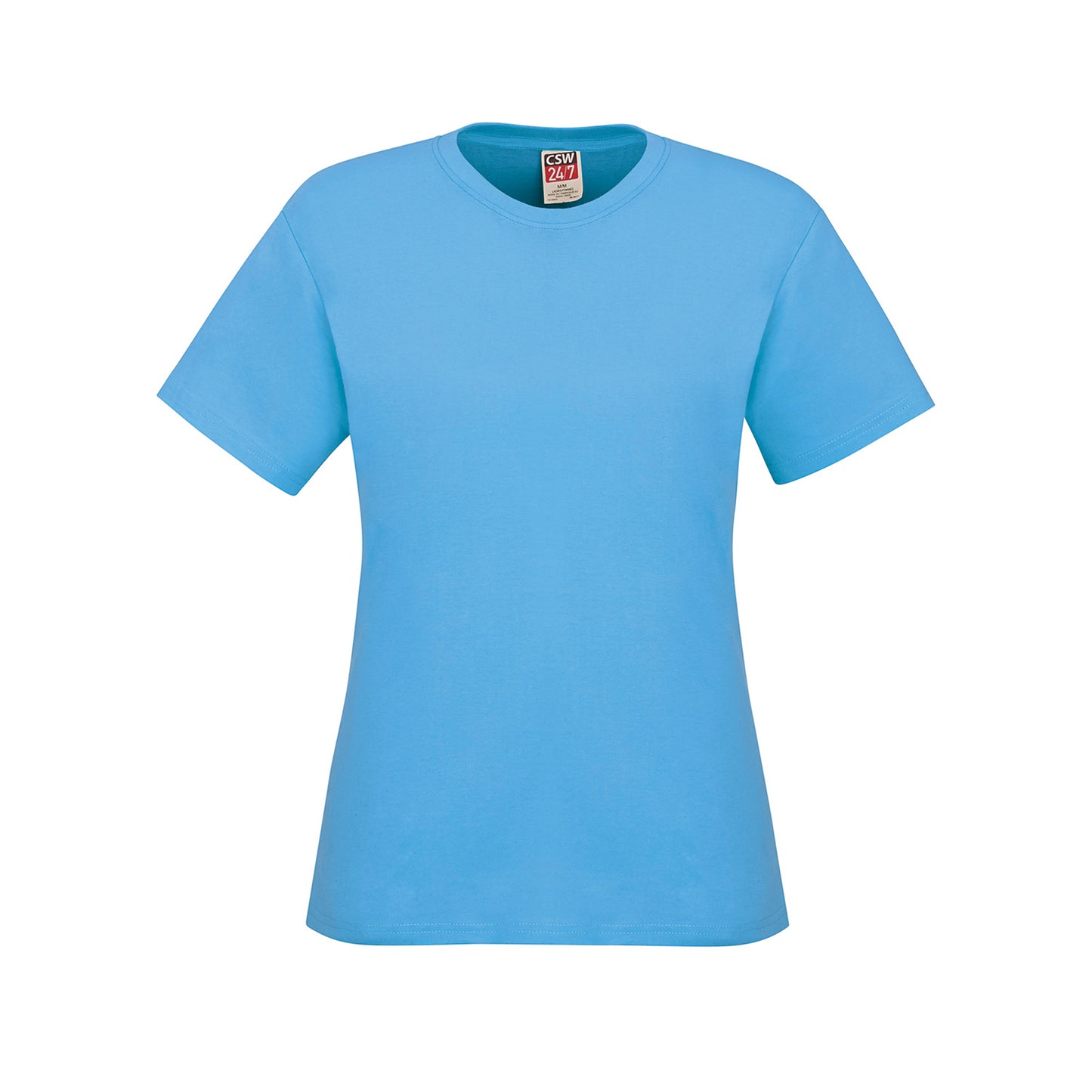 Ladies RING SPUN Combed Cotton Crewneck T-Shirt 2XL - CSW 24/7