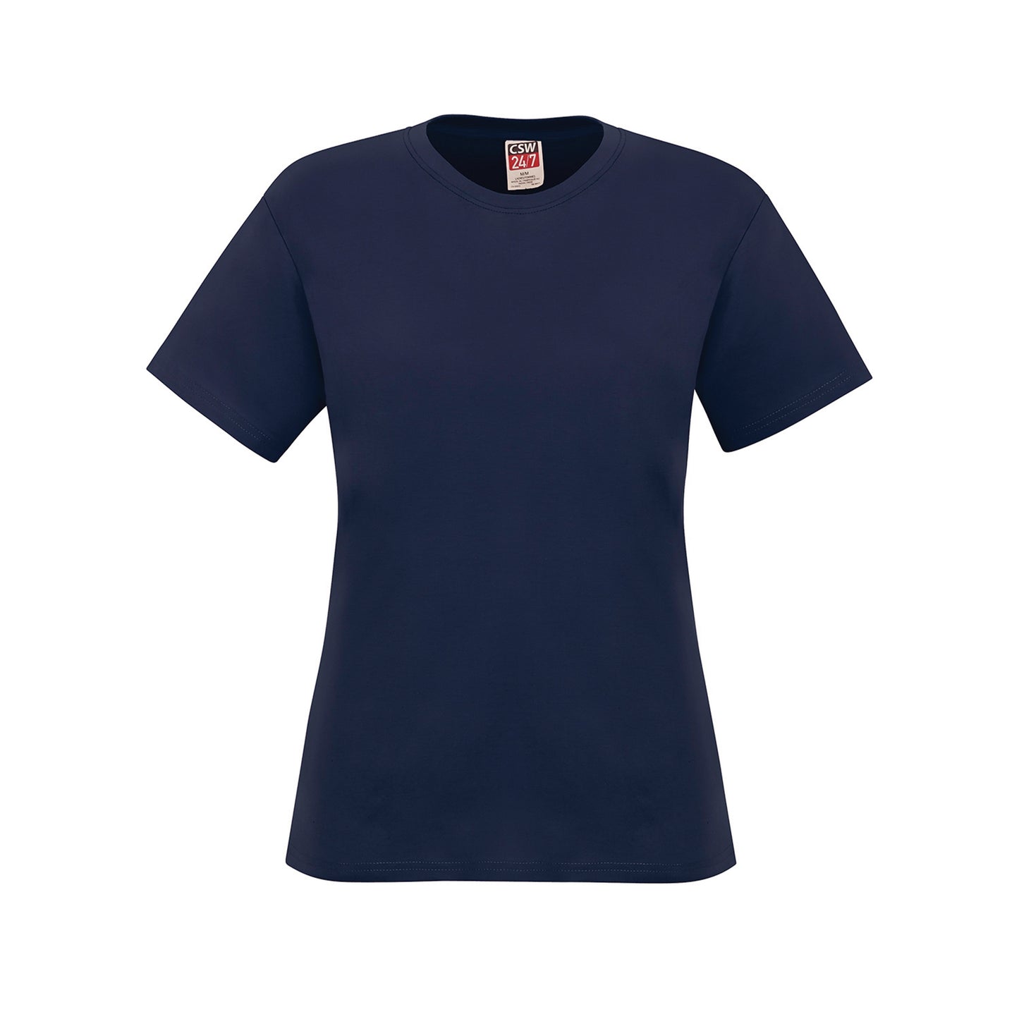 Ladies RING SPUN Combed Cotton Crewneck T-Shirt 2XL - CSW 24/7