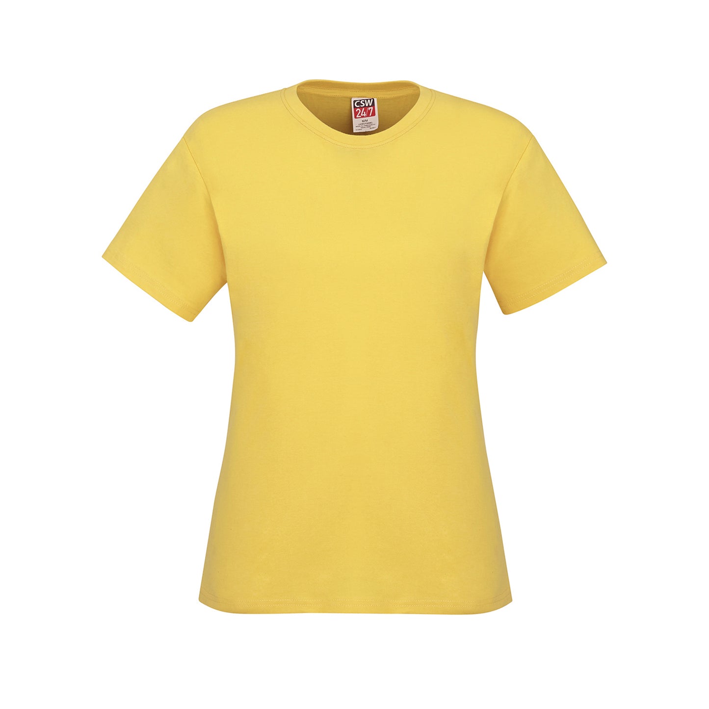 Ladies RING SPUN Combed Cotton Crewneck T-Shirt 2XL - CSW 24/7