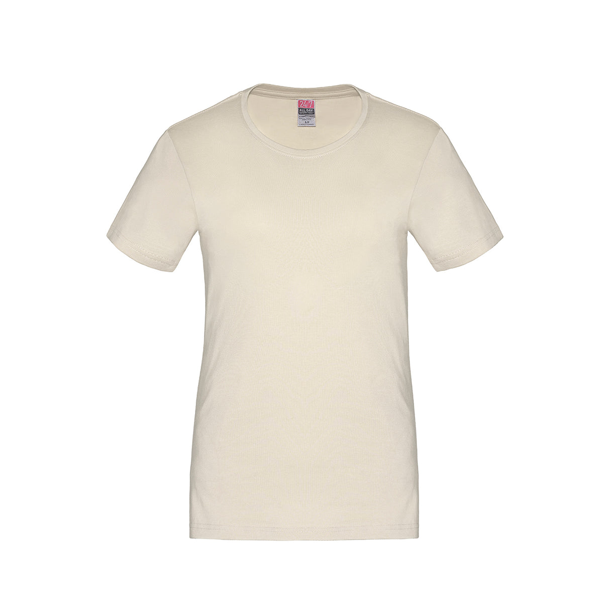 Ladies RING SPUN Combed Cotton Crewneck T-Shirt - CSW 24/7