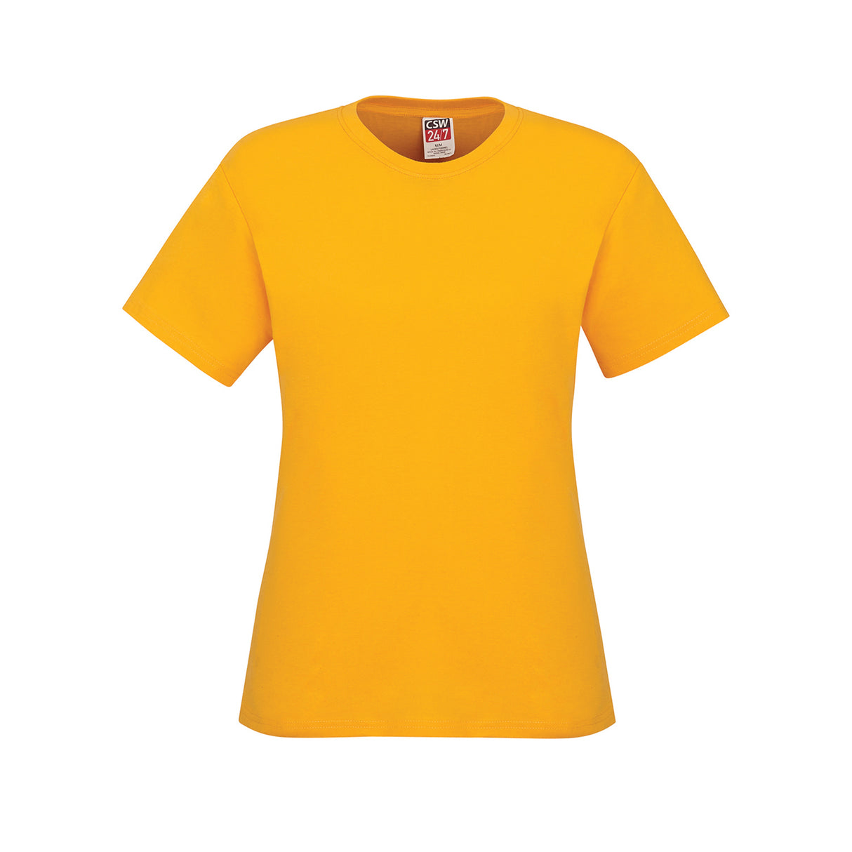 Ladies RING SPUN Combed Cotton Crewneck T-Shirt - CSW 24/7