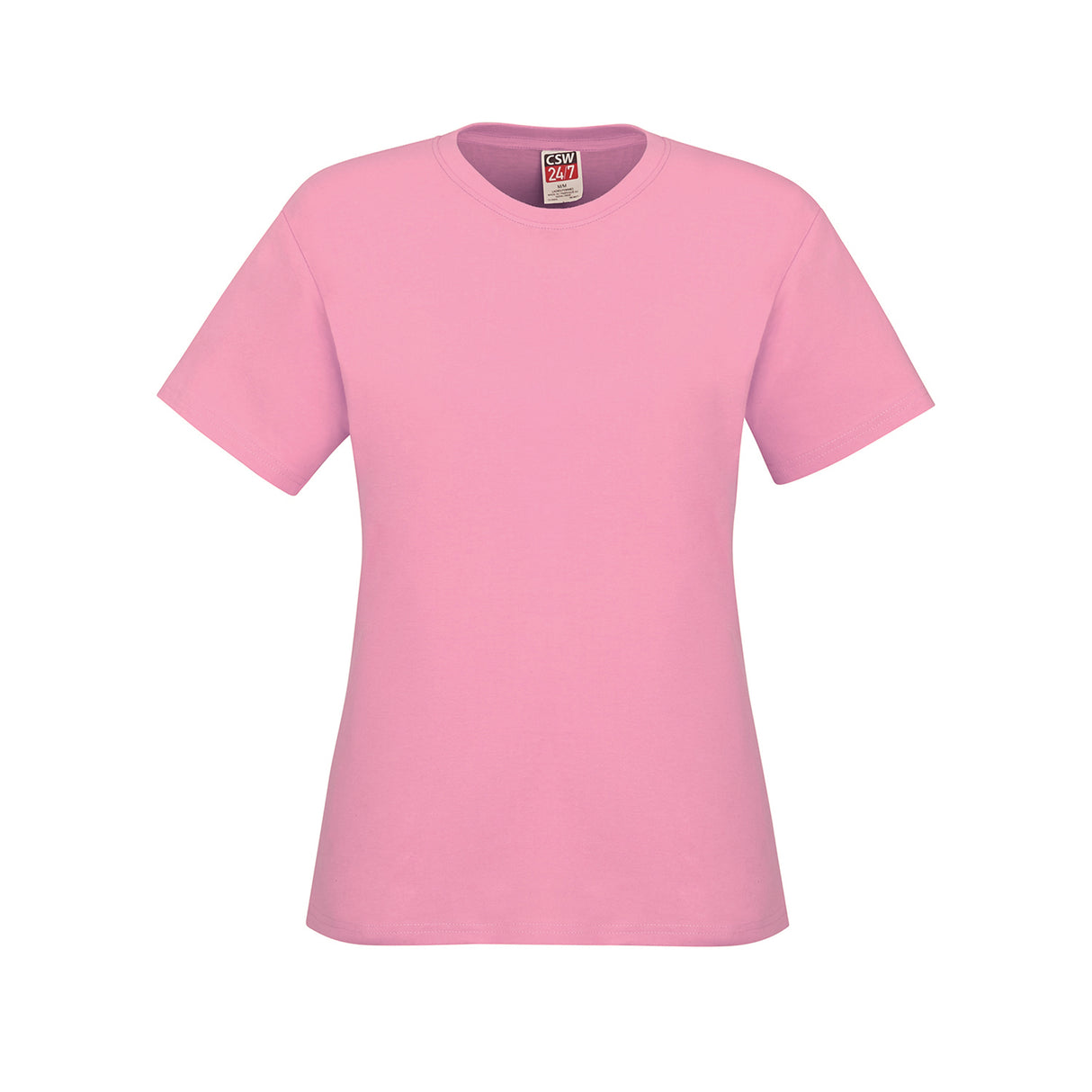 Ladies RING SPUN Combed Cotton Crewneck T-Shirt - CSW 24/7
